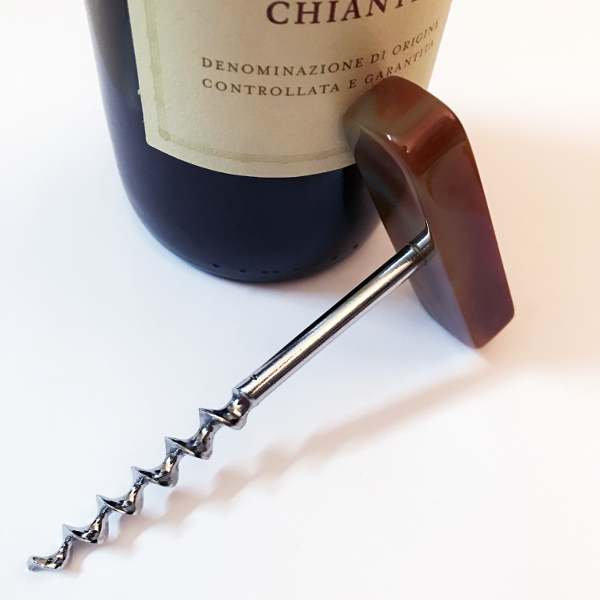 Agate corkscrew