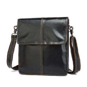 Leather Messenger Bag for Ipad