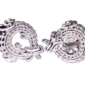 alligator cufflinks