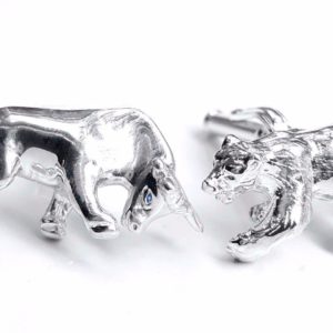 Bull and Bear Cufflinks