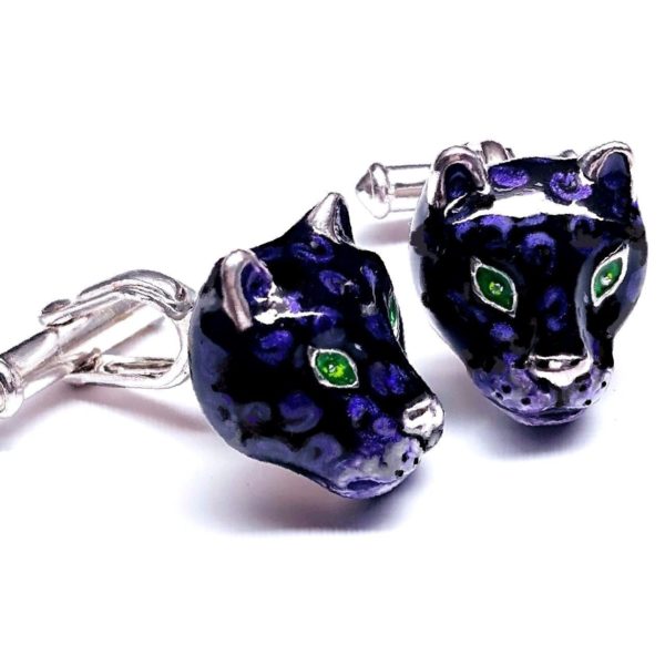 panther cufflinks