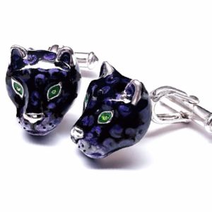 panther cufflinks