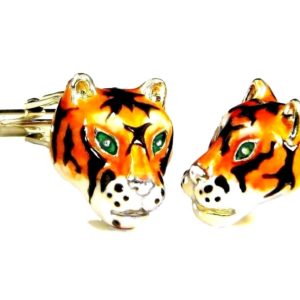 tiger cufflinks